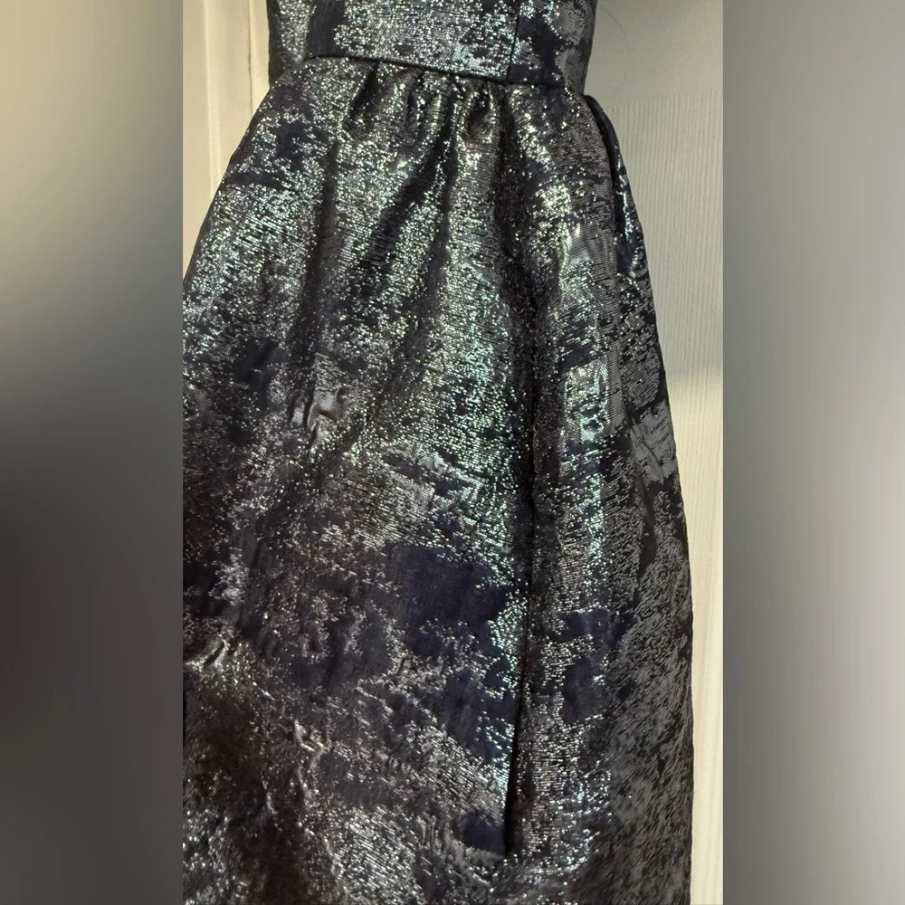 Black Halo by Anthropologie Metallic Mini Dress